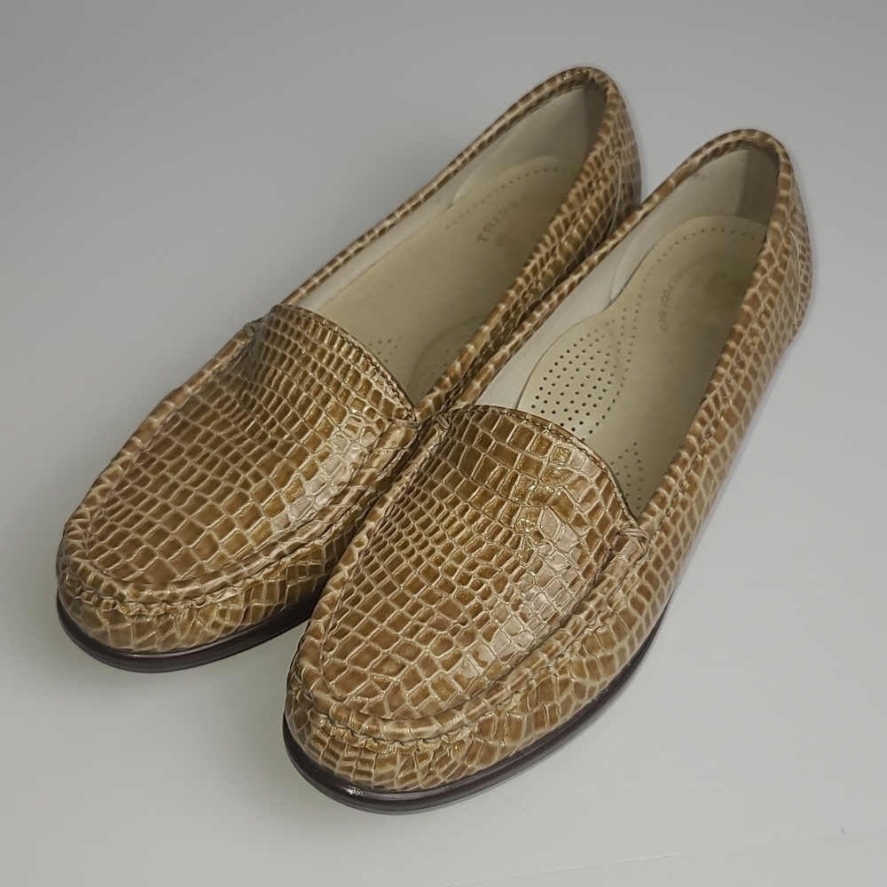 SAS Simplify Croc Print Tripad Comfort Loafers